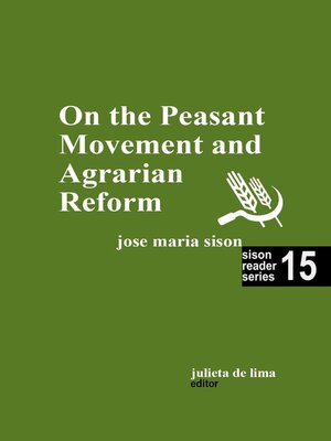 cover image of On the Peasant Movement and Agrarian Reform